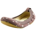 thumbnail image 1 of The Doll Maker Stars Suede Ballet Flat-TD171022D-8, 1 of 7