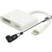 The Dongler MFI Certified Lightning Pigtail Dongle Adapter - Supports 1080P , Easy Plug-N-Play DO-D005