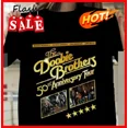 thumbnail image 1 of The Doobie Brothers 50th Anniversary T-Shirt Cotton Unisex S-5XL, 1 of 5
