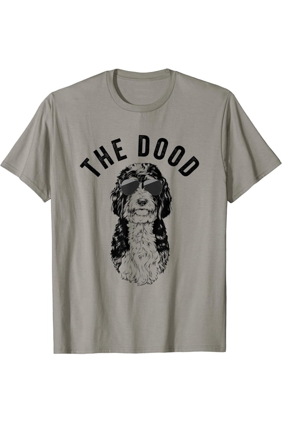 The Dood Bernedoodle Mom Doodle Dog Dad T-Shirt SPORT GREY Unisex S-5XL Hot Trending Shirt, Vintage Birthday Gift