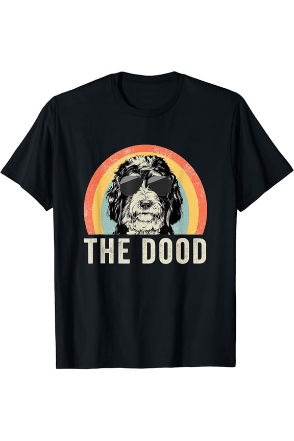 The Dood Mom Bernedoodle Doodle Dog Dad T-Shirt, Unisex T-Shirt