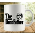 thumbnail image 1 of The Doodfather Golden Goldendoodle Aussiedoodle Coffee Mug - Funny Birthday Gift Idea For Mom Dad Husband Wife - 11 Oz Coffee Mug Tea Cup White, 1 of 6