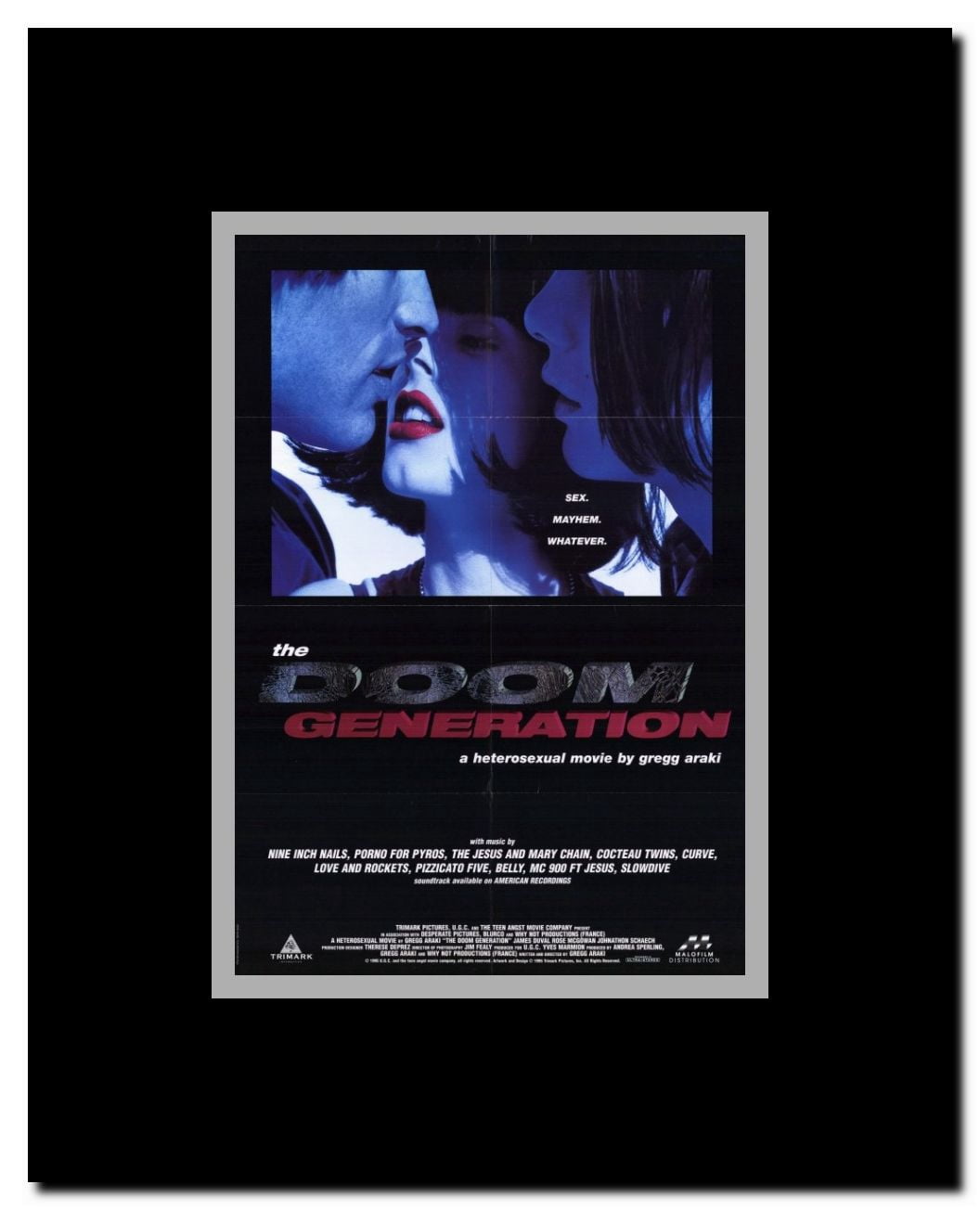 The Doom Generation Framed Movie Poster