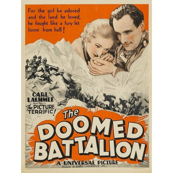 The Doomed Battalion From Left On Us Window Card: Tala Birell Victor Varconi 1932. Movie Poster Masterprint