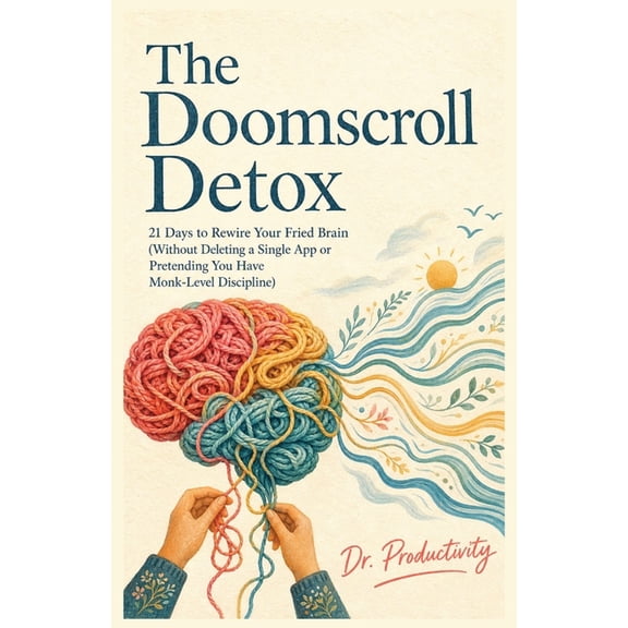 The Doomscroll Detox: 21 Days to Rewire Your Fried Brain (Without Deleting a Single App or Pretending You Have Monk-Leve, (Paperback)