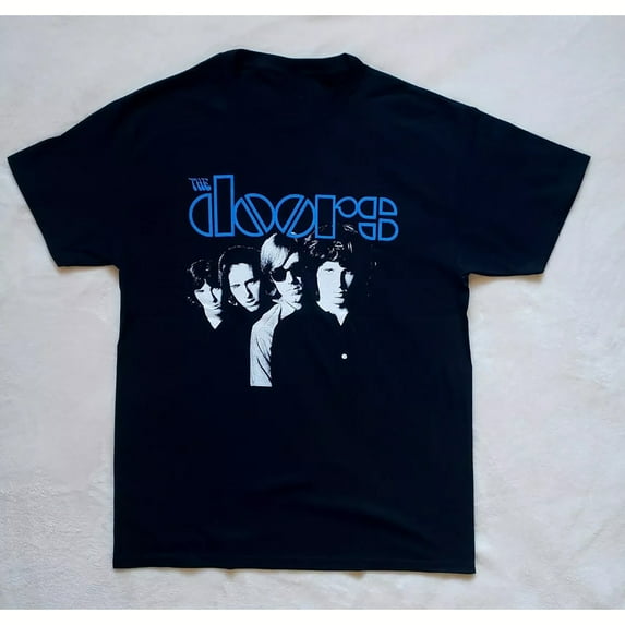 The Doors Band Men T-shirt Black Short Sleeve Unisex All Sizes S to 4XL