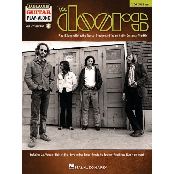 The Doors: Deluxe Guitar Play-Along Volume 25 - 15 Songs with Backing Tracks Synchronized Tab and Audio