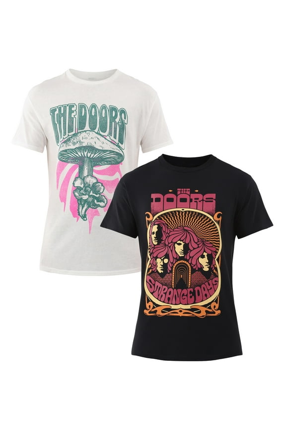 Men's & Big Men's Graphic Tees with Short Sleeves, 2-Pack, Sizes S-3XL