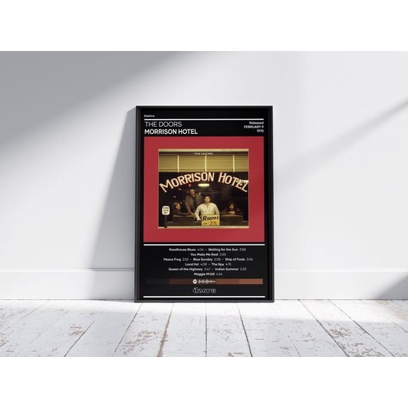 The Doors Poster Morrison Hotel Poster Rock Music Poster Album Cover Poster Music Poster Gift Wall Decor 4 Color Print Home