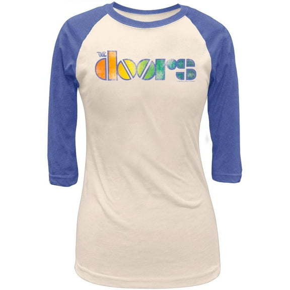 The Doors - Rainbow Juniors Raglan - X-Small