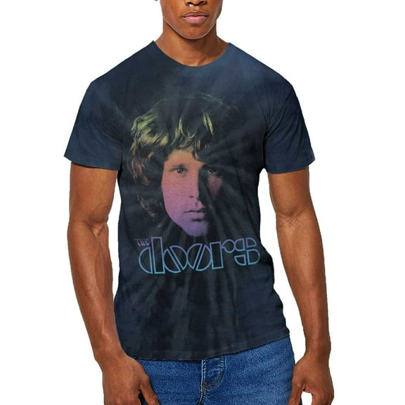 The Doors Unisex T-Shirt Jim Halftone Gradient (Wash Collection) (XX-Large)