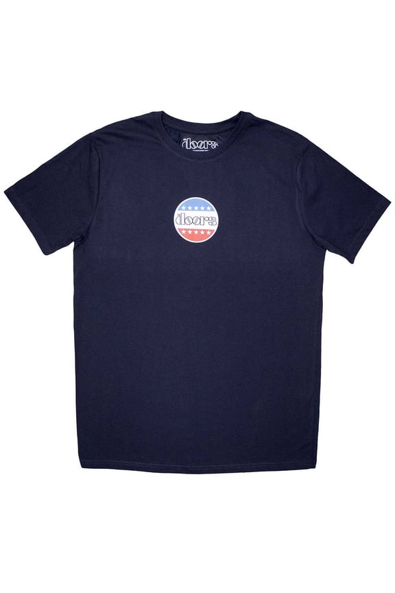 The Doors Unisex T-Shirt: Mini Stars Logo (Large)