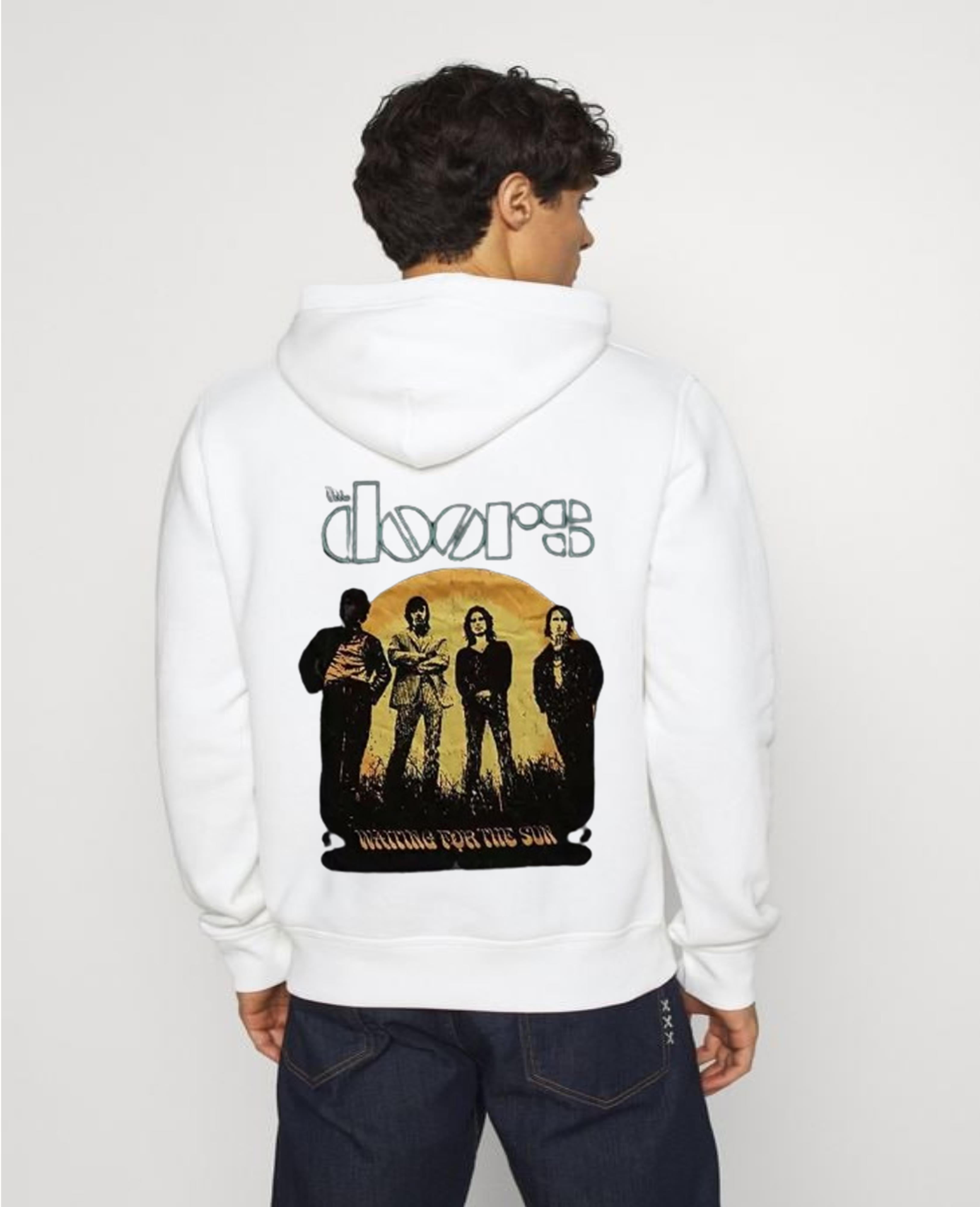 The Doors Waiting For The Sun Hoodie Hot Trending Shirt Vintage Fan Gift Hoodie Birthday Gift