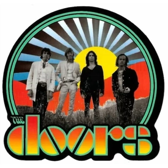 The Doors Waiting For The Sun Sticker [4.5-Inch] Decal Laptop Car Window Bottle