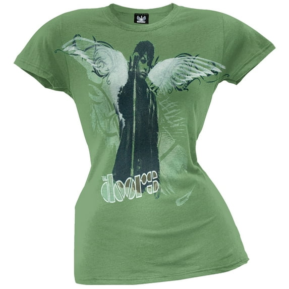 The Doors Women's Juniors Dark Angel Short Sleeve T Shirt