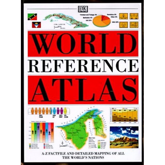 Pre-Owned DK World Reference Atlas Revised (Hardcover) 0789410850 9780789410856
