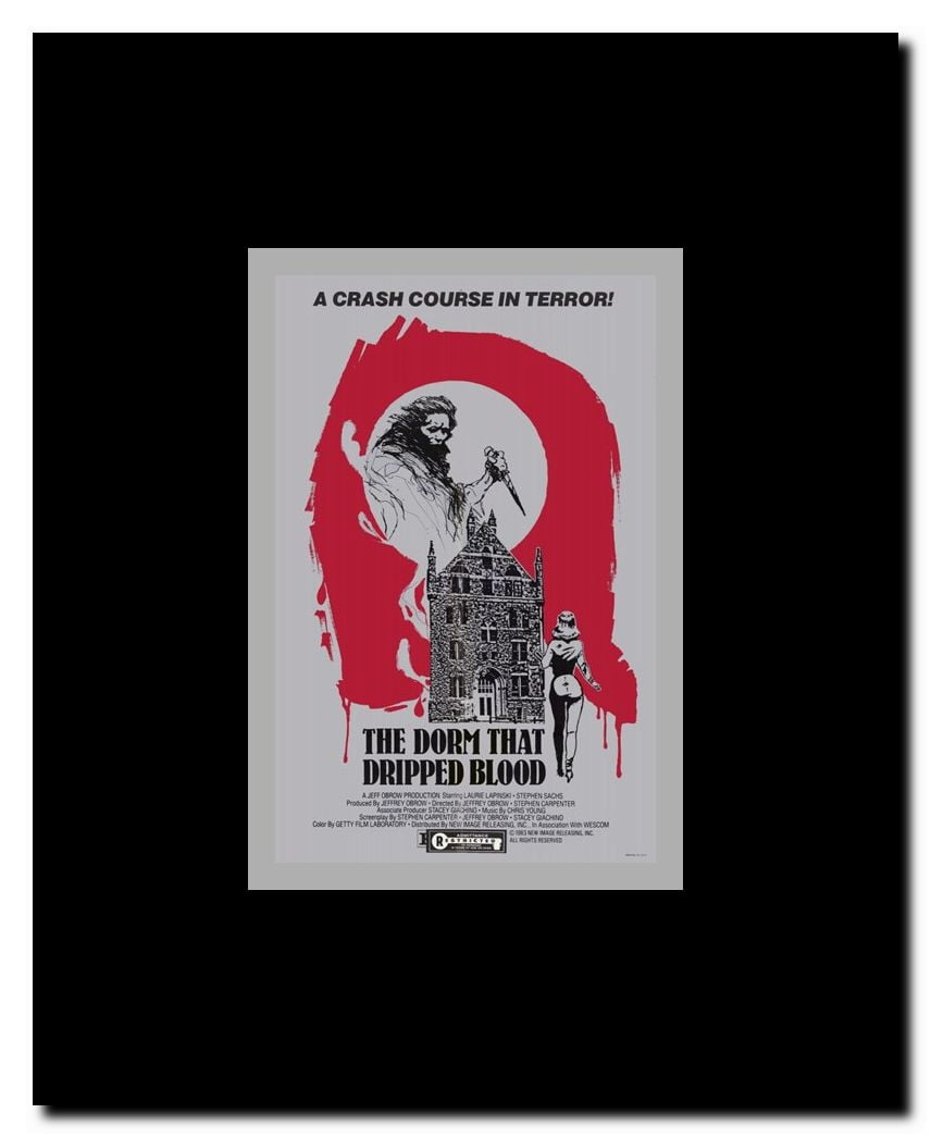 The Dorm That Dripped Blood Framed Movie Poster