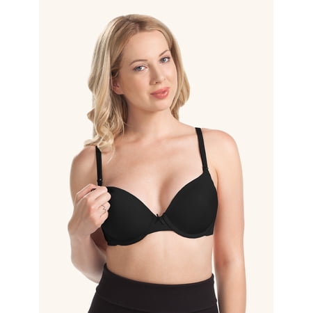 Leading Lady, The Dorothy, Underwire Nursing Bra, Smooth Cups, Tshirt Bra, Fold Down Cups, Full Inner Sling, Microfiber (Women's)