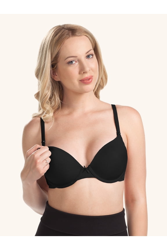 , The Dorothy, Underwire Nursing Bra, Smooth Cups, Tshirt Bra, Fold Down Cups, Full Inner Sling, Microfiber (Women's)