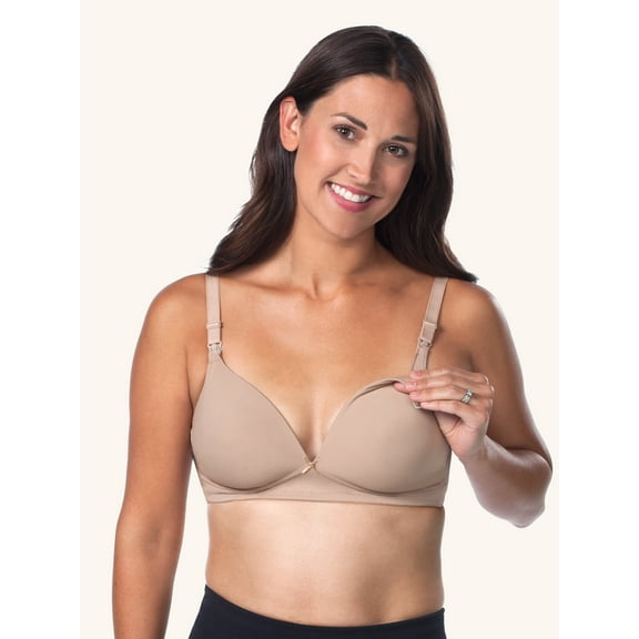 Leading Lady, The Dorothy, Wireless Nursing Bra, Smooth Cups, Tshirt Bra, Fold Down Cups, Full Inner Sling, Microfiber (Women's)