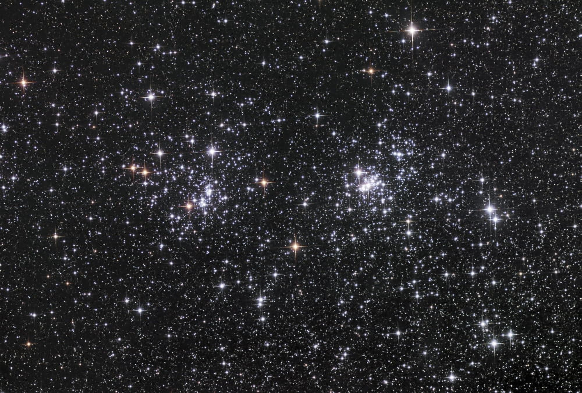 The Double Cluster NGC 884 and NGC 869 Canvas Art - Robert GendlerStocktrek Images (34 x 23)