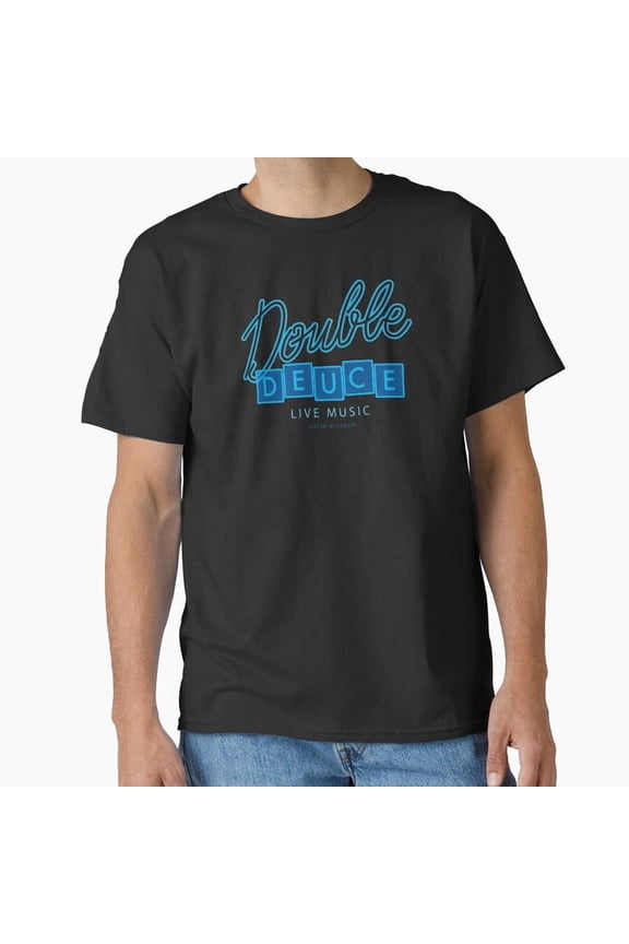The Double Deuce Road House 80s Movie Bar Logo H46188 Unisex T-Shirt, Up to 5XL Available