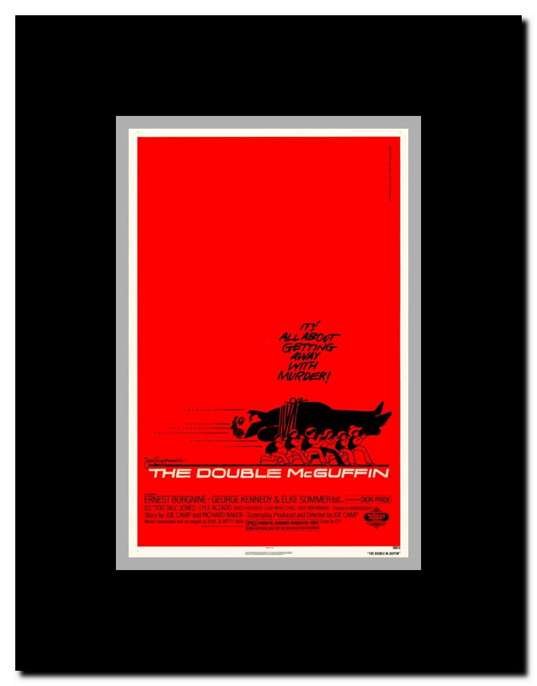 The Double McGuffin Framed Movie Poster