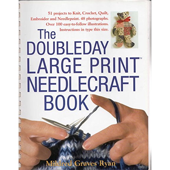 Pre-Owned The Doubleday Large Print Needlecraft Book (Plastic Comb) 0739404776 9780739404775