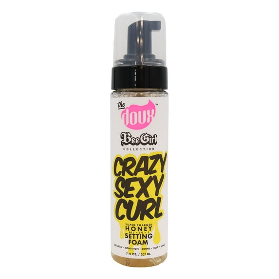 The Doux Bee Girl Crazy Sexy Curl Setting Foam, 8 Oz.