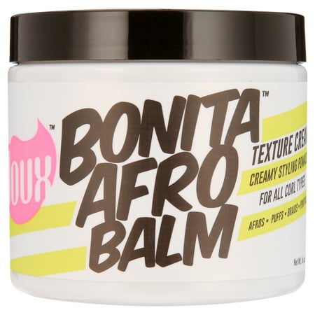 The Doux Bonita Afro Balm Hair Texture Cream, 16 oz, Curly Hair, Frizz Control, Moisturizing, Unisex
