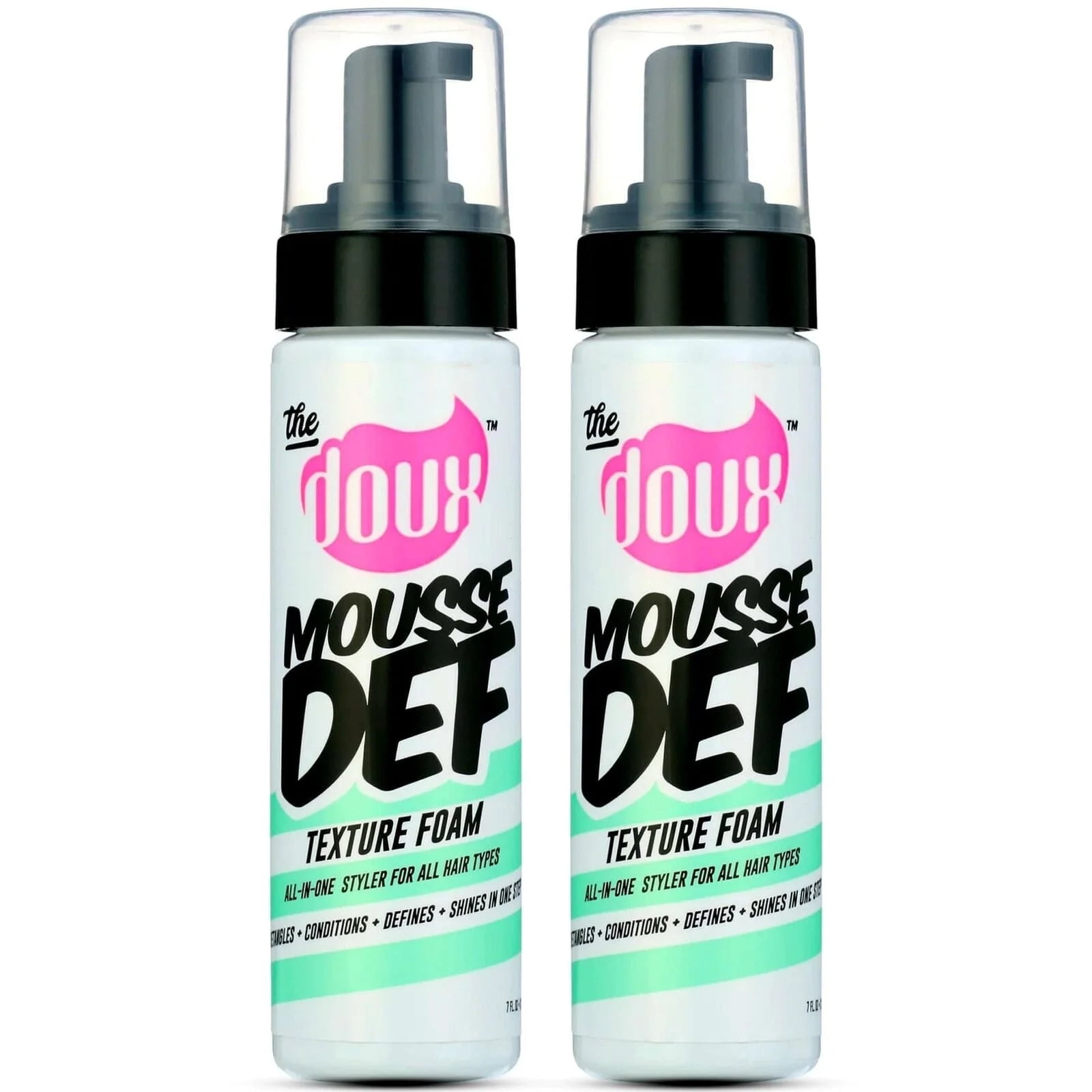 The Doux Mousse Def Texture Foam 7 oz Each (2Units) Hold & Conditioning Hair Styling Foam