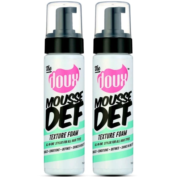 The Doux Mousse Def Texture Foam (2-Units) 7 oz Each - Multi-Use Mousse Hair Foam