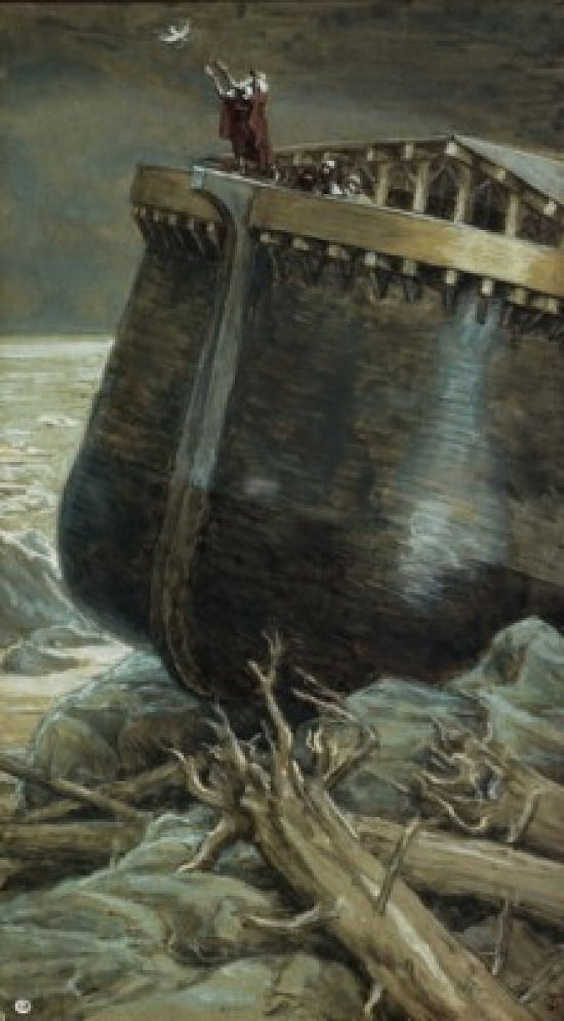 The Dove Returns to Noah James Tissot (1836-1902 French) Jewish Museum New York USA Canvas Art - James Tissot (18 x 24)