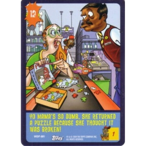 The Dozens trading card game 2004 Comic-Con Topps promo card WDP-001