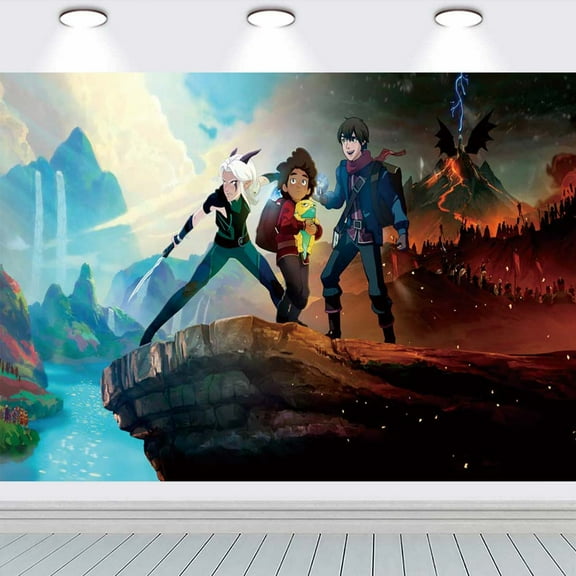 The Dragon Prince Taspestry Poster Banner Backdrop Background Wall Decor Party Supplies