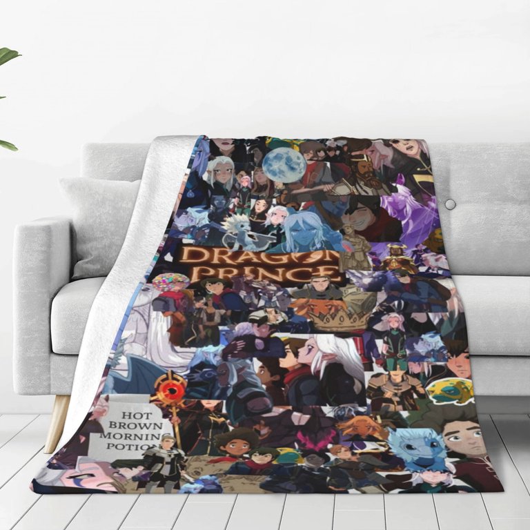 The Dragon Prince Throw Blanket Soft Plush Travel Blanket For