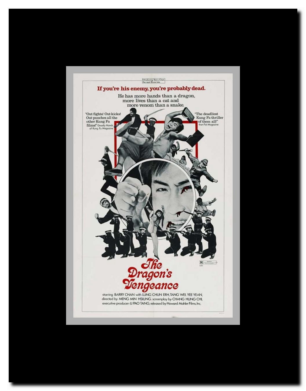 The Dragon's Executioner Framed Movie Poster