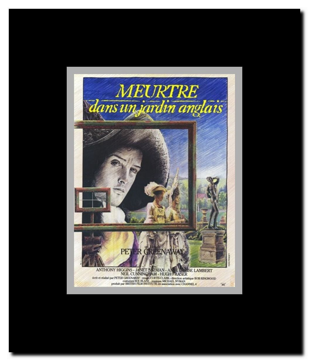 The Draughtsman's Contract Framed Movie Poster