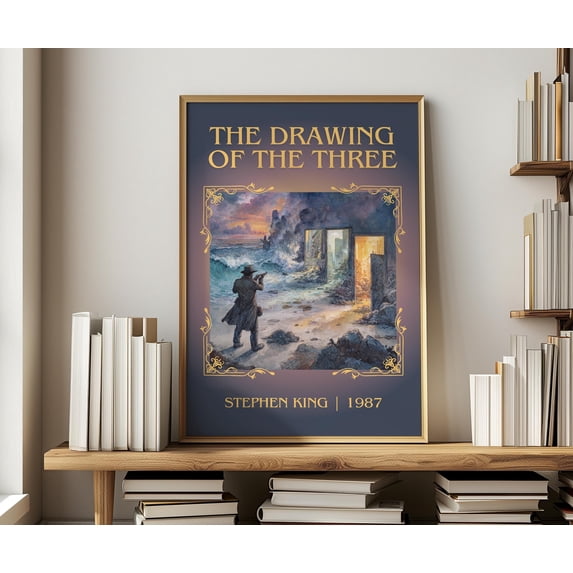The Drawing Of The Three By Stephen King Fantasy Literary Art Poster ...