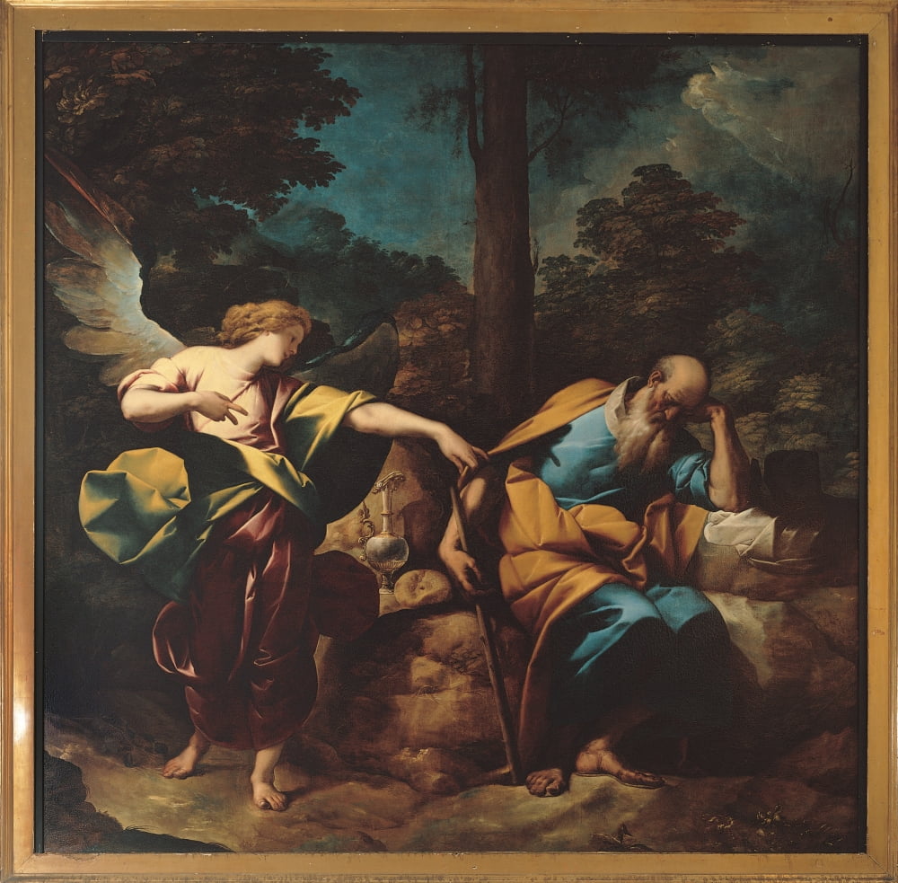 The Dream Of Elijah Canvas Art - (24 x 18)