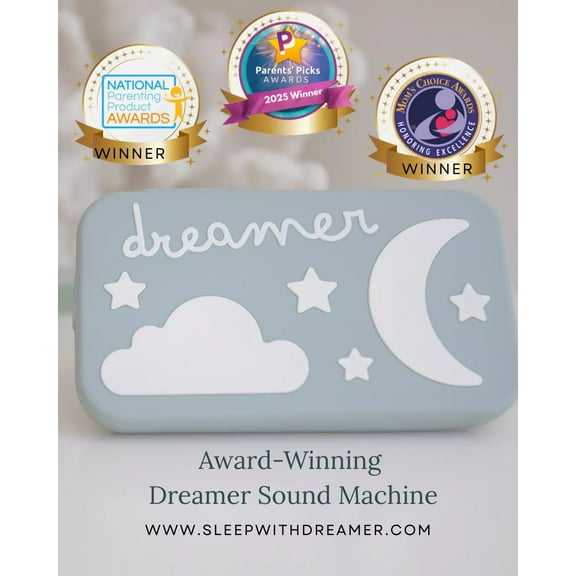 The Dreamer Sound Machine Science-Backed 432Hz & 528Hz Healing Frequencies for Babies, Kids and Adult Sage Color