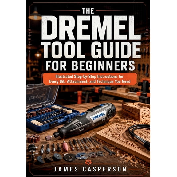 The Dremel Tool Guide for Beginners: Illustrated Step-by-Step Instructions for Every Bit, Attachment, and Technique You , (Paperback)