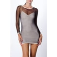 thumbnail image 1 of The Drive Me Crazy Mesh Mini Dress, 1 of 4