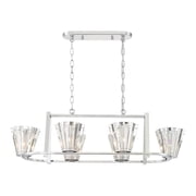 -Park Lane 6 Light Oval Chandelier Bailey Street Home 79-Bel-4561805