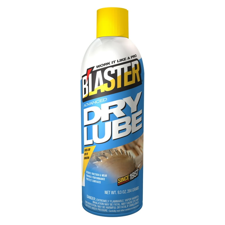 which lubricant is best for dryness 9.3 oz. Blaster Dry Lube