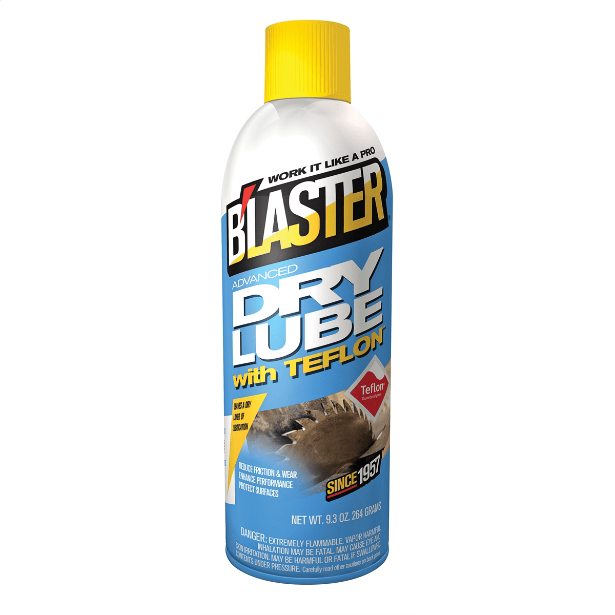 B'laster Dry Lube, Machine & Tool Lubricants, 9.3 oz.