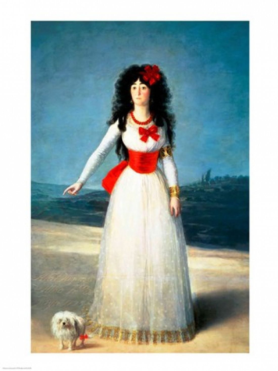 The Duchess of Alba 1795 Canvas Art - Francisco De Goya (18 x 24)