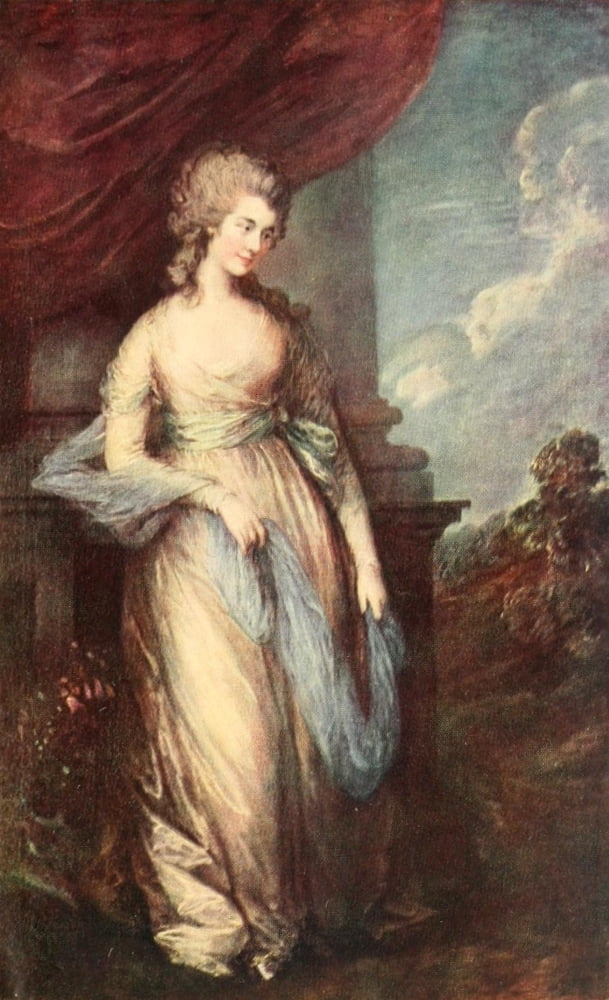 The Duchess of Devonshire History of Art 1911 Canvas Art - Thomas Gainsborough (18 x 24)