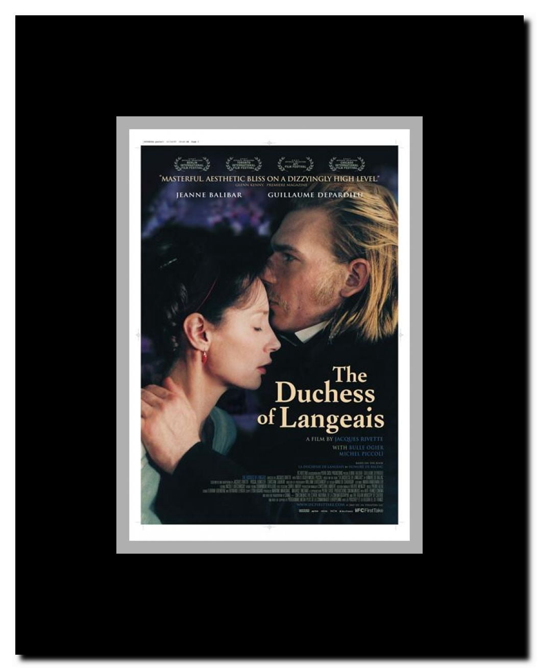 The Duchess of Langeais Framed Movie Poster