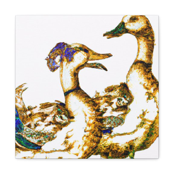 "The Duck's Magnificence" - Canvas